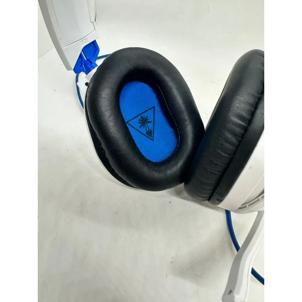 Turtle Beach Recon 70 Wired Gaming Headset 3.5mm Jack White/Blue Over-Ear Noise-